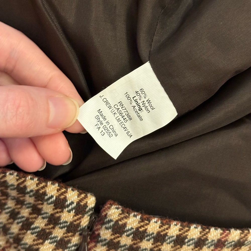 J.Crew Wool Skirt - Picture 4 of 5